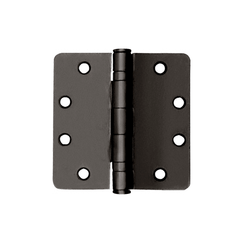 Bronze Standard Weight 1/4" Radius Ball Bearing Template Butt Hinge