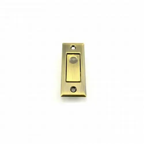 42 Pocket Door Bolt, Satin Brass Blackened