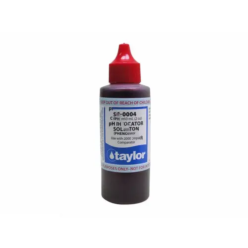 2oz Ph Indicator Solution Clear Red