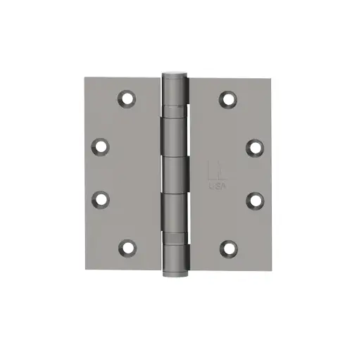 BB 3 1/2" x 3 1/2" Full Mortise Ball Bearing Hinge, Standard Weight, 3-1/2" x 3-1/2", Brass, 5 Knuckle, Satin Bronze Clear Coated - pack of 2