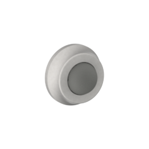 250W Convex Wall Stop, Bright Polished Brass