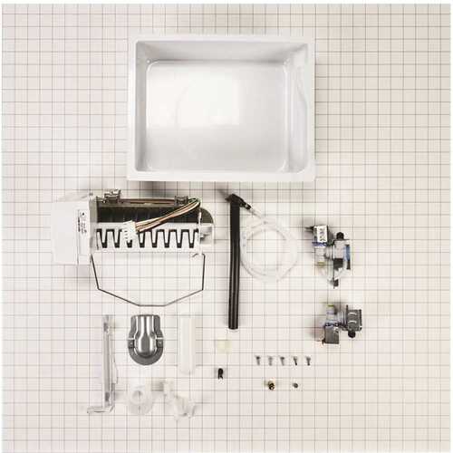 National Brand Alternative W11459724 5 in. Plastic Icemaker Installation Kit