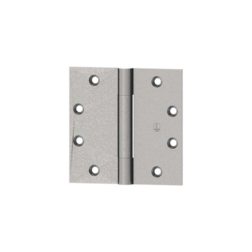 800 Full Mortise Plain Bearing Hinge, Standard Weight, 4" x 4", Stainless Steel, 3 Knuckle, Satin Stainless Steel - pack of 3