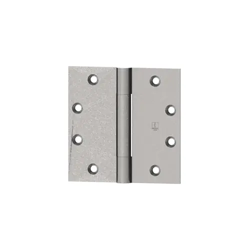 700 4-1/2" X 4-1/2" Full Mortise Standard Weight Plain Bearing Three Knuckle Hinge Satin Chrome Finish