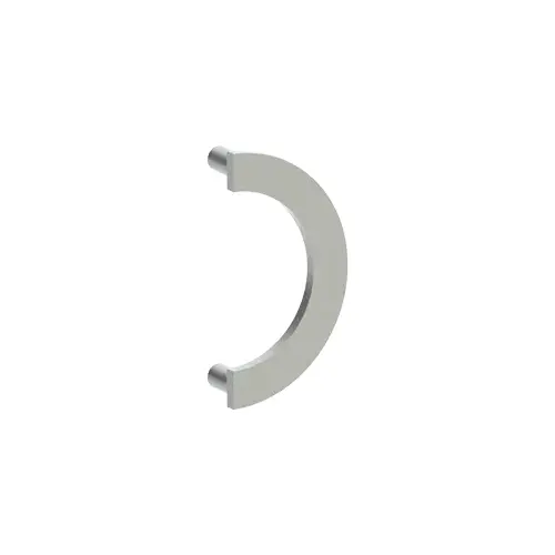 920B C Shaped Door Pull with Back to Back Mounting and 8-1/2" Center to Center Satin Stainless Steel Finish