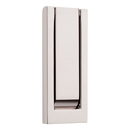 Modern Door Knocker Lifetime Bright Nickel Finish