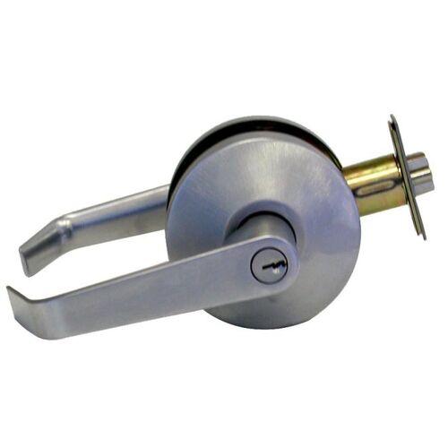 B Series Classroom Dane Lever Lock C Keyway with 57435 Latch 5164 Strike Satin Chrome Finish