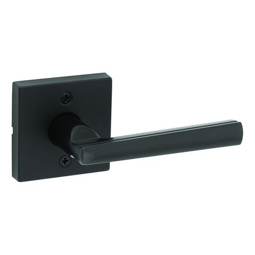 Montreal Lever with Square Rose Half Dummy Door Lock Iron Black Finish