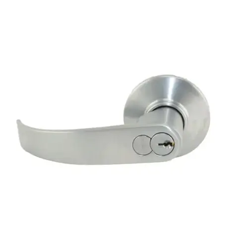 S Series Entry C Keyway Large Format Neptune with 16-203 Latch 10-001 Strike Satin Chrome Finish