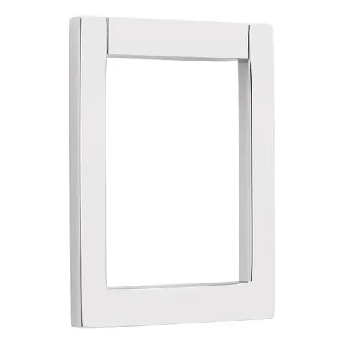 Contemporary Square Door Knocker Bright Chrome Finish