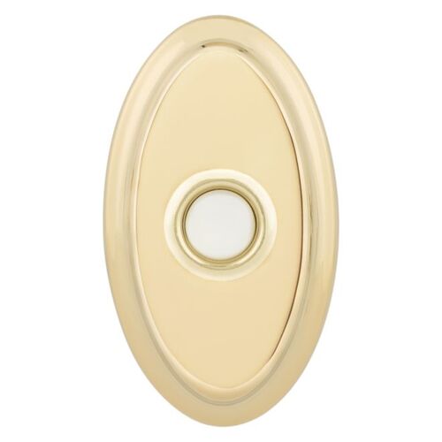 Oval Bell Button Lifetime Brass Finish