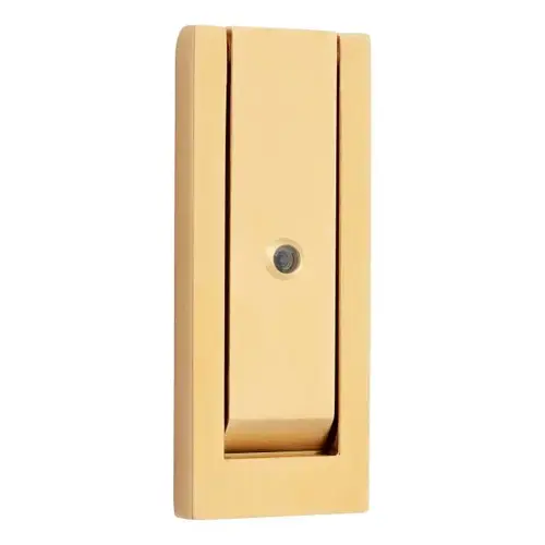 Modern Door Knocker with Scope Lifetime Satin Brass Finish