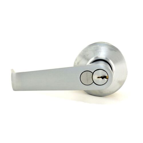 S Series Entry C Keyway Large Format Saturn with 16-203 Latch 10-001 Strike Satin Chrome Finish