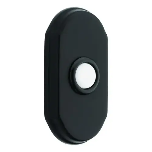 Arch Bell Button Satin Black Finish