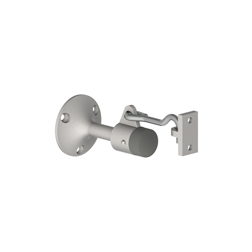 256S Wall Stop and Hook Holder with Screw Holes, Oil Rubbed Bronze Finish