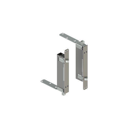 291D Automatic Flush Bolts for Wood Doors, Satin Nickel Finish