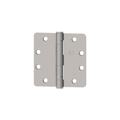 ECRCBB 4" x 4" Round Corner Full Mortise Standard Weight Ball Bearing Hinge Oil Rubbed Bronze Finish - pack of 3