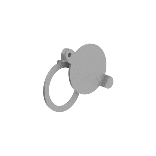 1766 Privacy Flap for 200 Degree Viewer, Satin Chrome Finish