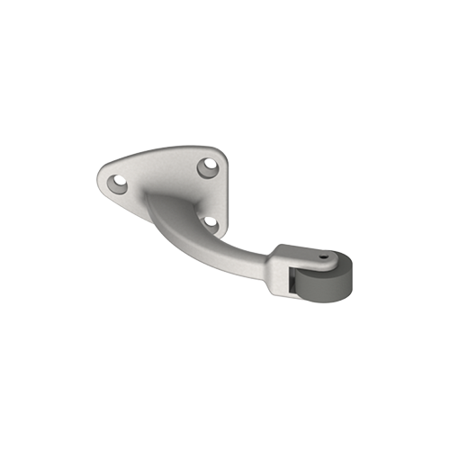 273W Curved Roller Bumper, Satin Brass Finish