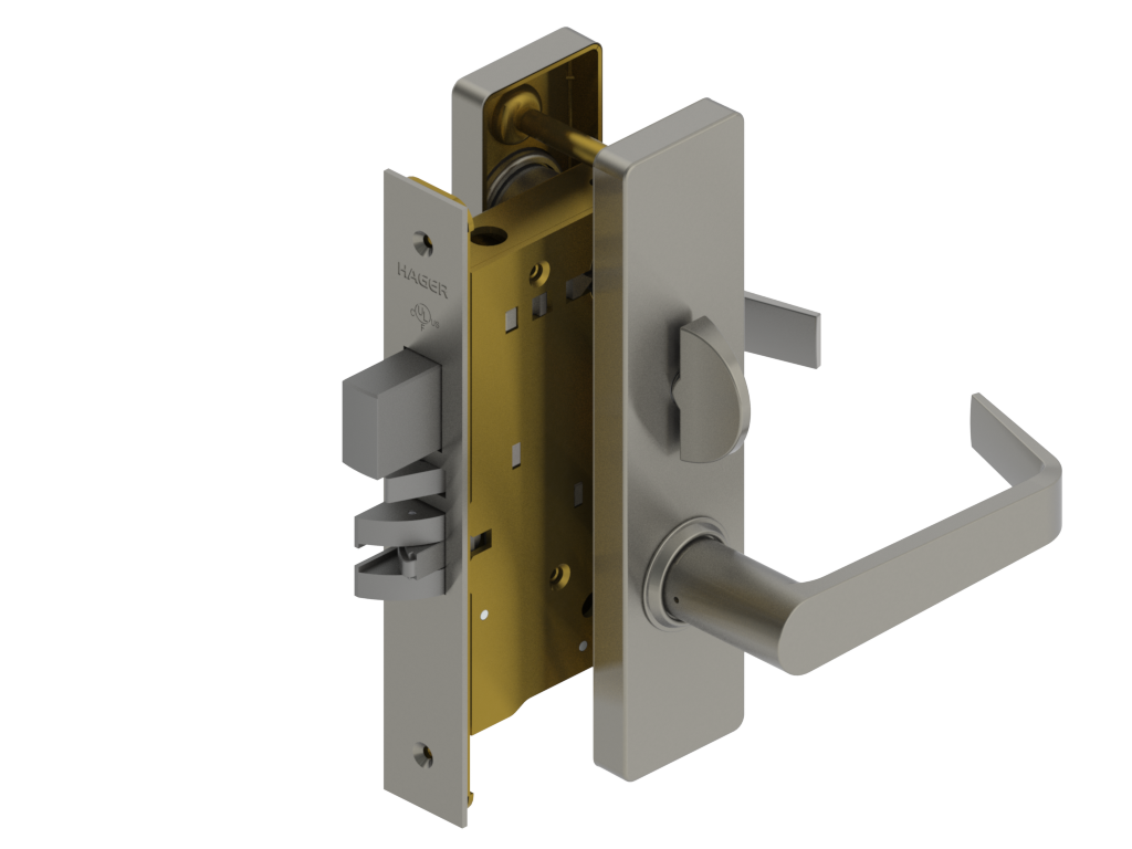 Hager 162520 3853 ESC 32D.WTS.FULL.SCC.0BC.R1 - E Entrance (F20) Satin Stainless Steel