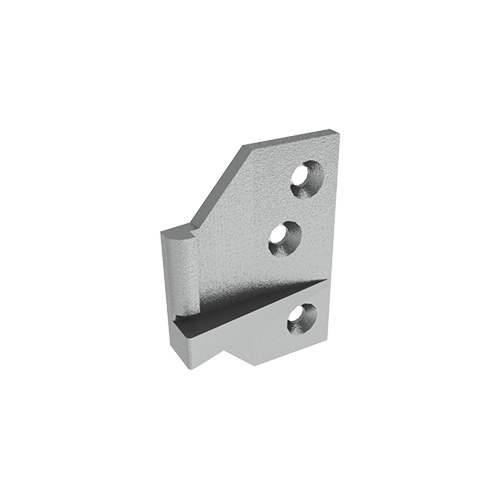 Hager 019322 4911 Double Door Strike for 4700 Surface Vertical and Rim Exit Devices Satin Stainless Steel Finish