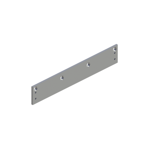 Hager 072262 5918 Top Jamb Narrow Top Rail Drop Plate Aluminum Finish