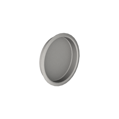 2620 2-1/16" Round Flush Pull, Bright Brass Finish