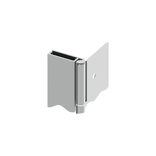 790-903 79" Half Surface Continuous Hinge with 1/8" Inset Satin Stainless Steel Finish