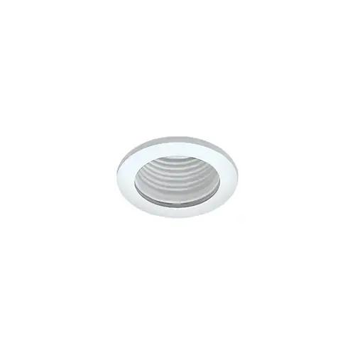 Recessed Light, 3" LV White Baffle / White Trim