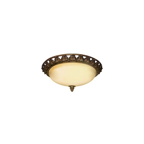 Resin Flush Ceiling Lamp, 15-1/8" x 5-3/4"