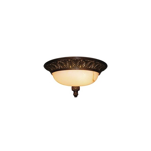 Resin Flush Ceiling Lamp, 15-1/2" x 7-3/8"