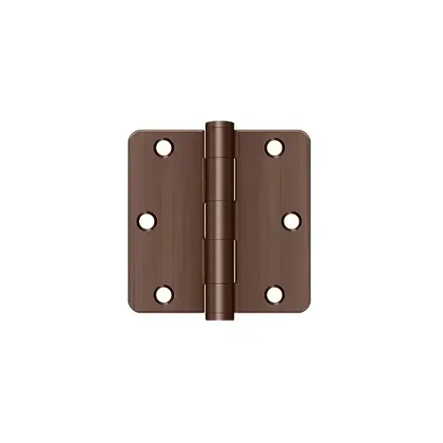 3-1/2"x3-1/2"x1/4" Radius Hinge, Steel