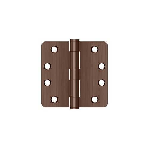 4"x4"x1/4" Radius Hinge, HD, Steel