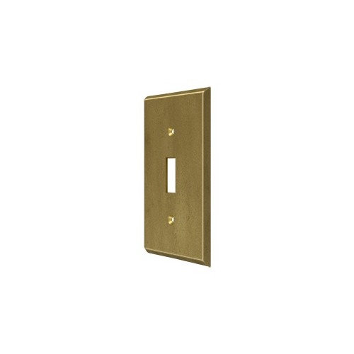 Switch Plate, Single Standard, Solid Brass