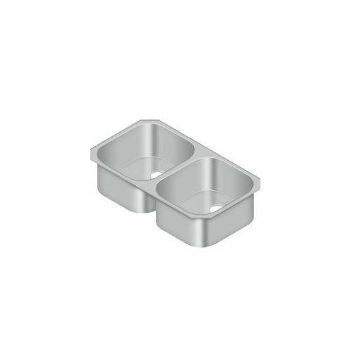 Stainless Steel Sink, 32-1/2" x 18"