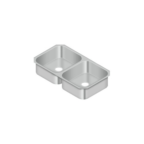 Deltana SSS325206DBU Stainless Steel Sink, 32-1/2" x 20"