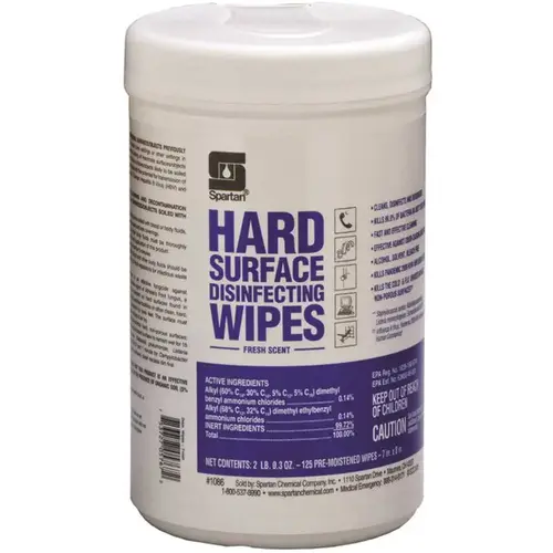 Fresh Scent Hard Surface Disinfecting Wipes White