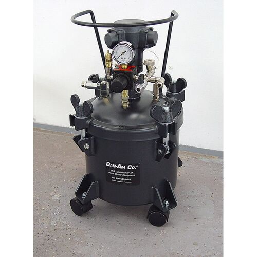 PRESSURE POT,SGL REG,10L W/AIR AGITATOR