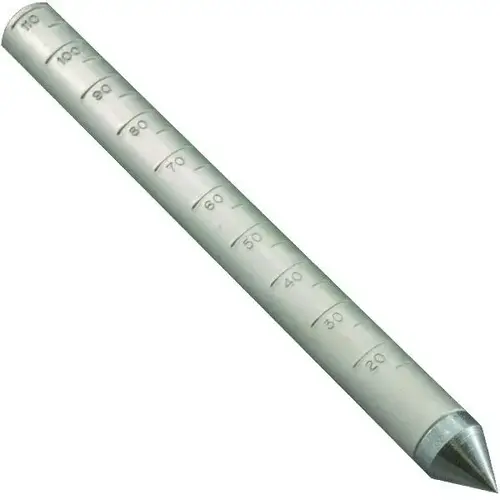 Replacement Pointer, 110 mm, Use With: DF-3DX, DF-3TC5A, and DF-3TC3A Tram Gauges