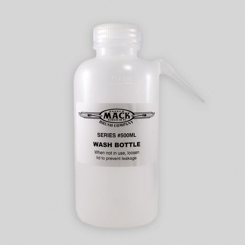 ANDREW MARK 500ML Wide Mouth Wash Bottle, 500 mL, LDPE, Polypropylene Screw Closure