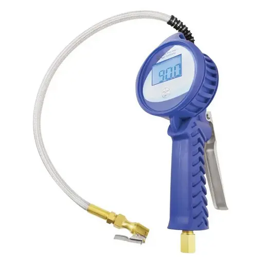 Digital Tire Inflator with Hose, 3.5 in Digital Dial, 3 to 175 psi Range