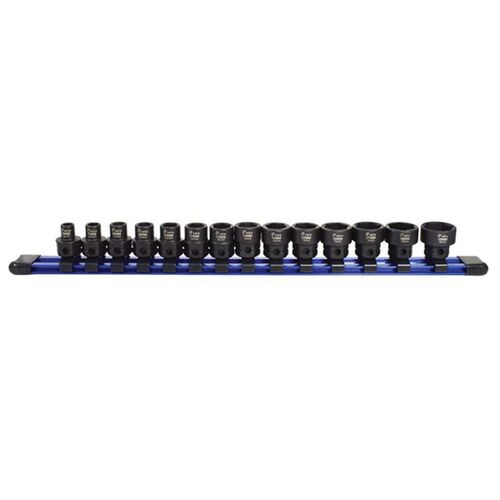 Nano 14-Piece Impact Socket Set, Metric, 3/8 in, Hex Drive