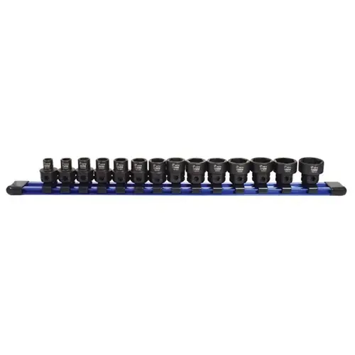 Nano 14-Piece Impact Socket Set, Metric, 3/8 in, Hex Drive