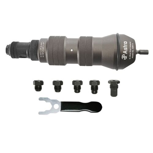 Astro Pneumatic Tool Company ADR14 XL Blind Rivet Adapter Kit, Use With: Steel, Aluminum, Copper or Stainless