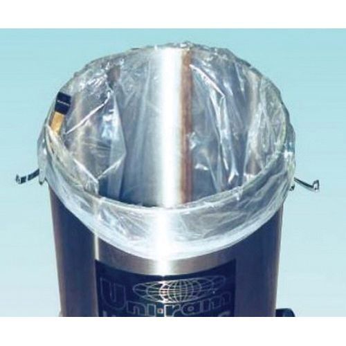 Uni-ram 50-970 Dust/Debris Bag, Plastic, Clear, Use With: UR480, UR500 Series Automatic Dust Vacuum