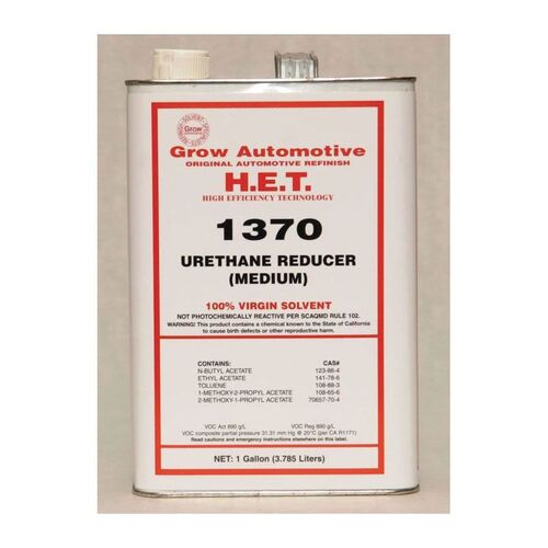 Grow Automotive 1370-01 Urethane Reducer, 1 gal, Medium Speed/Temperature