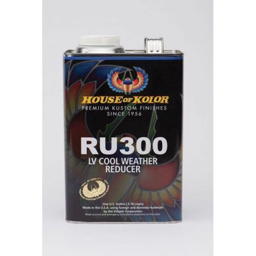 House of Kolor RU300.G00 RU300-G00 VOC Exempt Reducer, 1 gal Can, 70 to 85 deg F