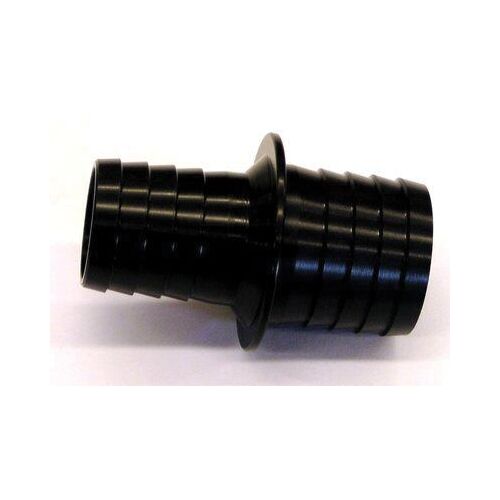 Vacuum Hose Adapter, 1 x 1-1/4 in Push-On, Use With: Tools with Filter Bags Black