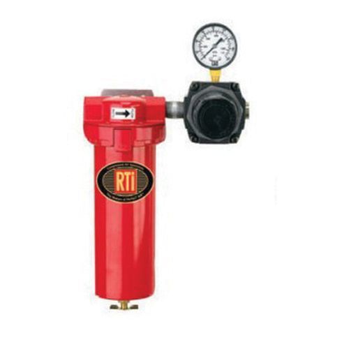 RTi NAR4000-N04 High Flow Regulator with Gauge, 1/2 in, Use With: PERF-50-PF Pre-Filter
