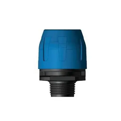 RTi RTI-NS1-12 -NS1-12 Nipple Socket, 1/2 in MNPT, Use With: Perfect Air Line Modular Blue Pipe